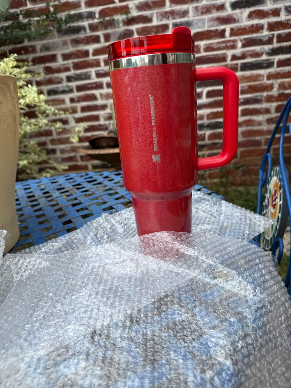 Stanley 40oz Starbucks Edition Red Travel Tumbler with Handle